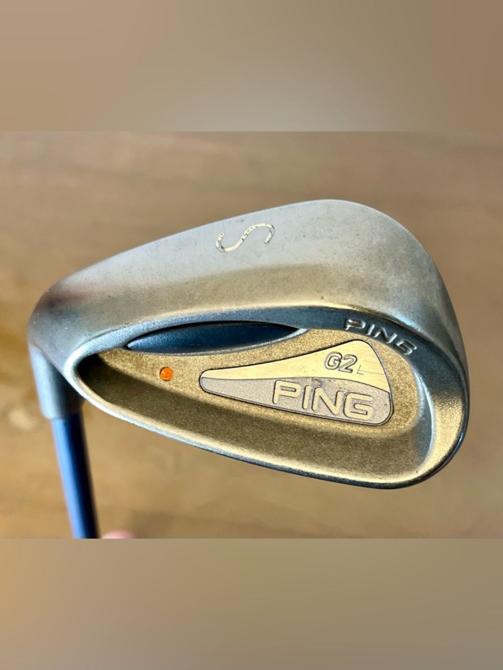 Ping G2 L Sand Wedge LH Orange Dot - Ping TFC-100 Ladies Flex - ~34.5”